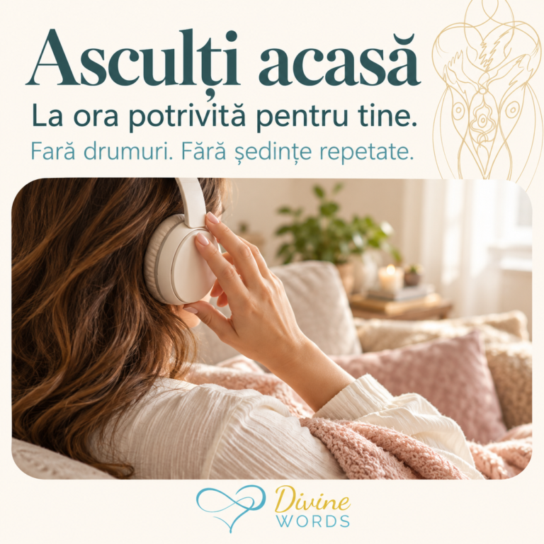 Ilustrație a unui moment de ascultare relaxată acasă